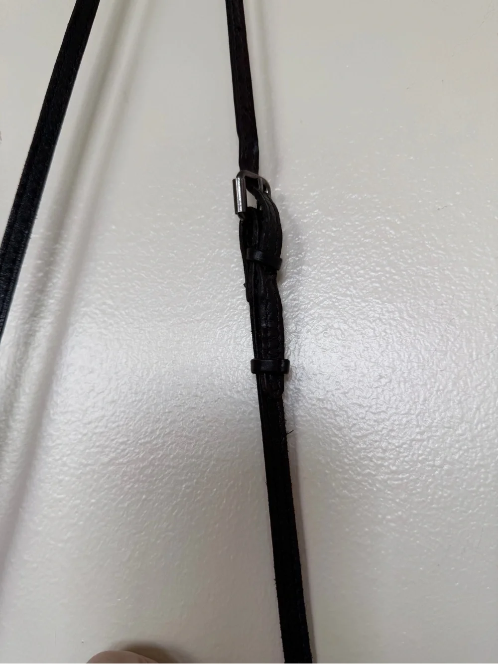 PATRICIA NASH Black Leather Crossbody Wallet